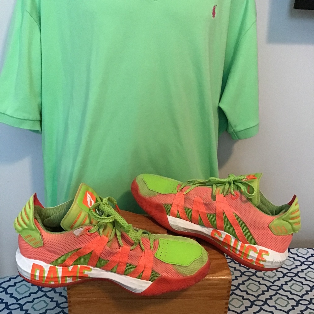 🔥Best offers, Adidas’s Damien Lilard, McDonald’s, size 10, good cond, see pics